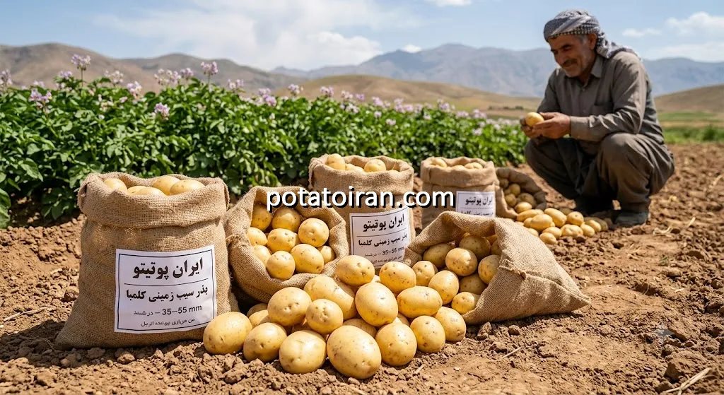 قیمت و خرید بذر سیب زمینی کلمبا