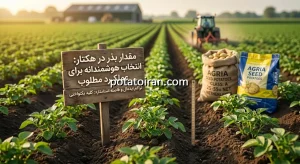 مقدار بذر سیب زمینی در هکتار