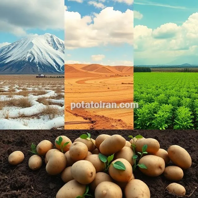 بذر سیب‌زمینی در اقلیم‌های مختلف ایران